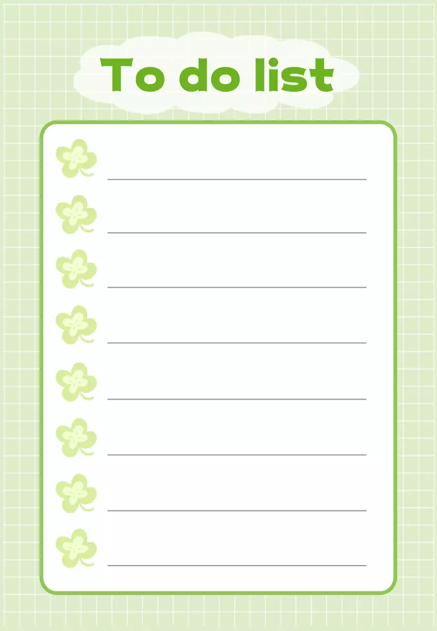 연두 심플 리스트