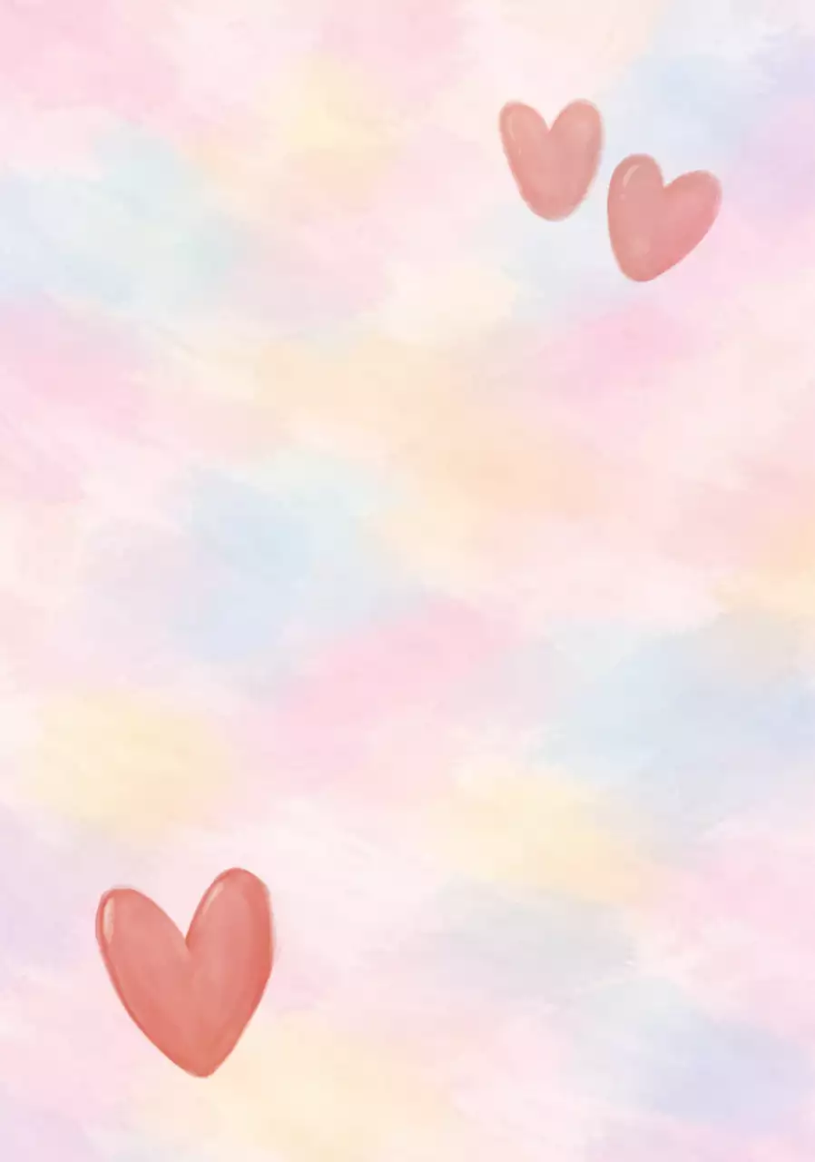 핑크 아기자기한 사랑 편지