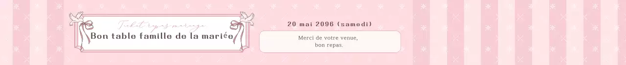 Guide du festival de mariage rose et charmant