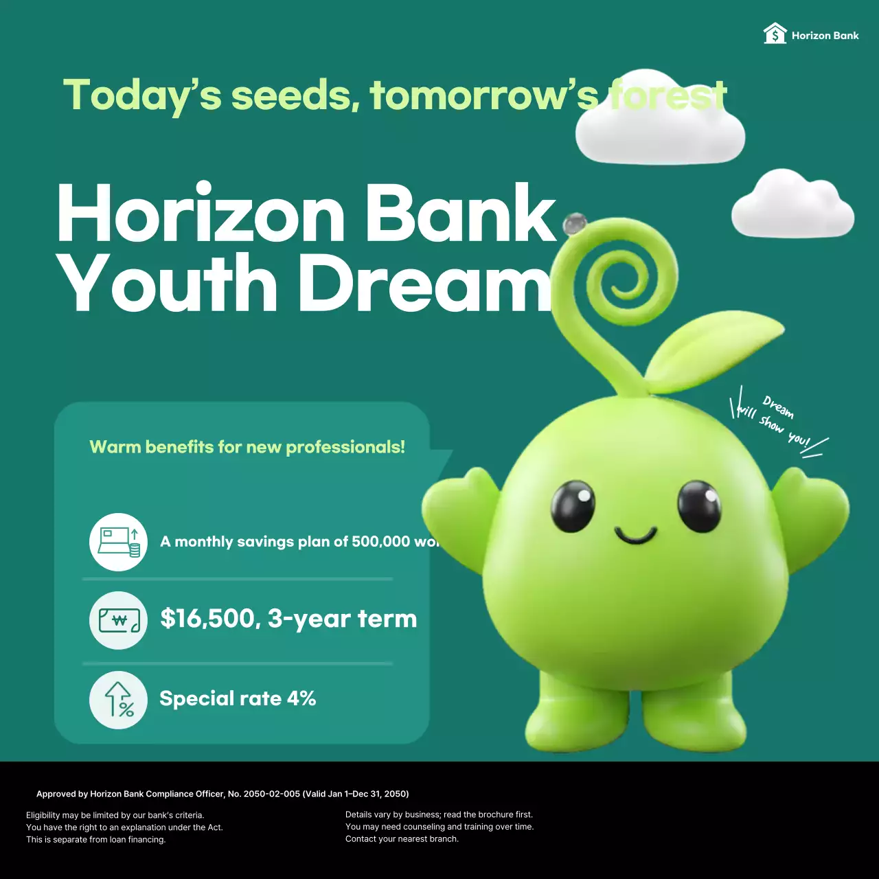 Green Minimalist Youth Finance Promotion