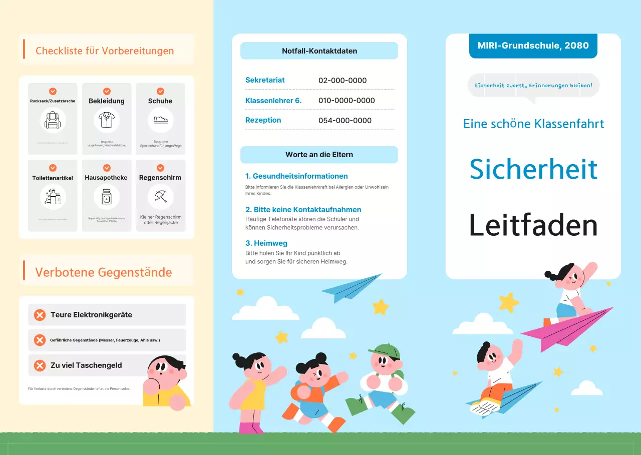 Sicherheitsleitfaden für Grundschulen von Blue Neat