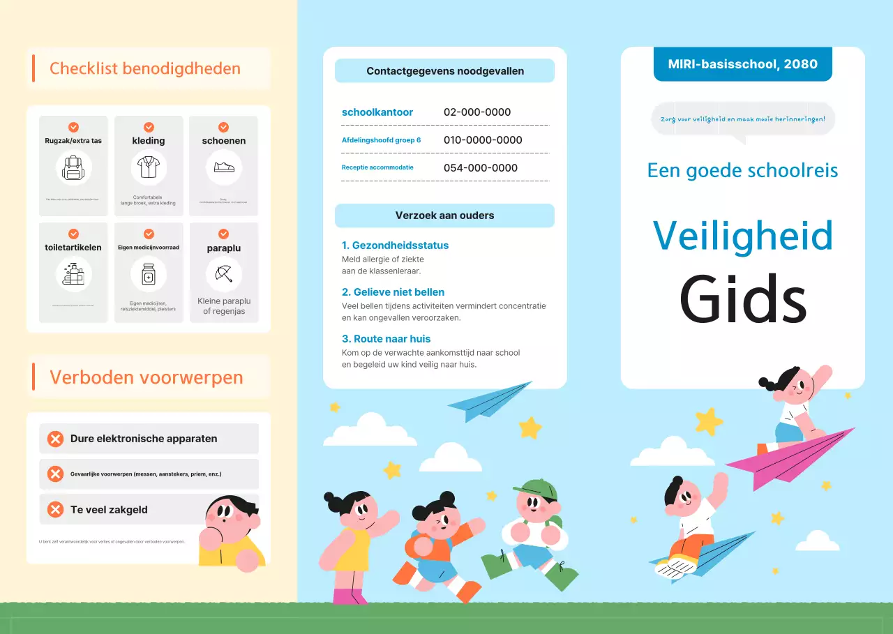 Veiligheidsgids voor de Blue Neat basisschool