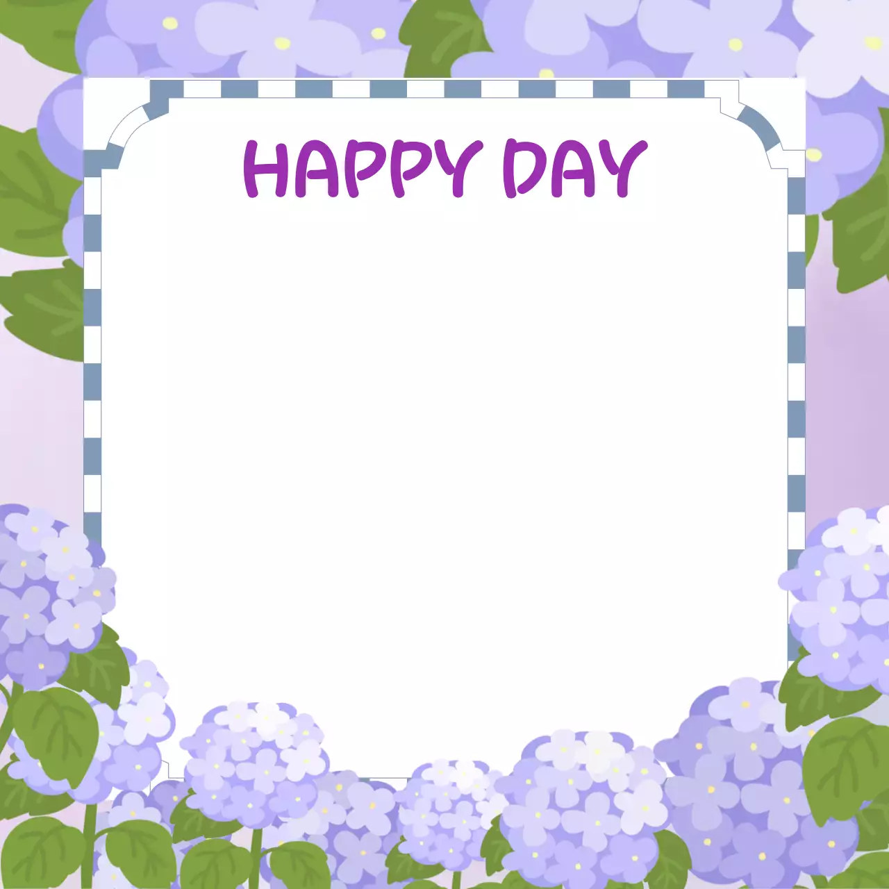 보라 아기자기한 꽃 카드 엽서