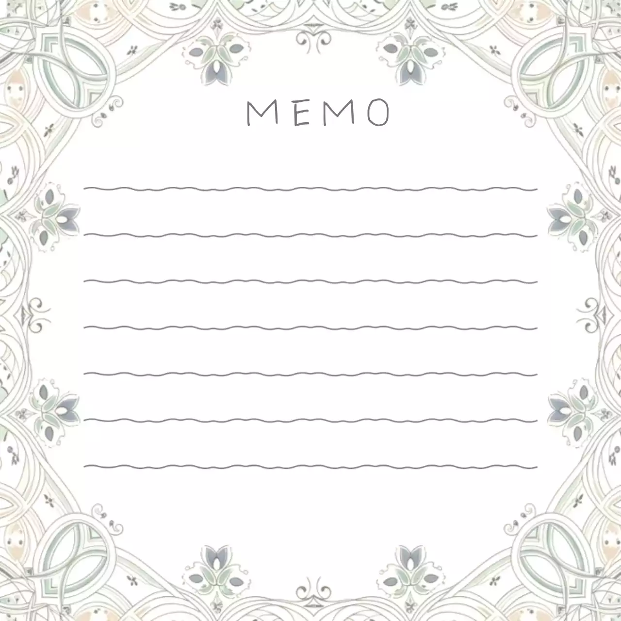 베이지 클래식 메모지 메모