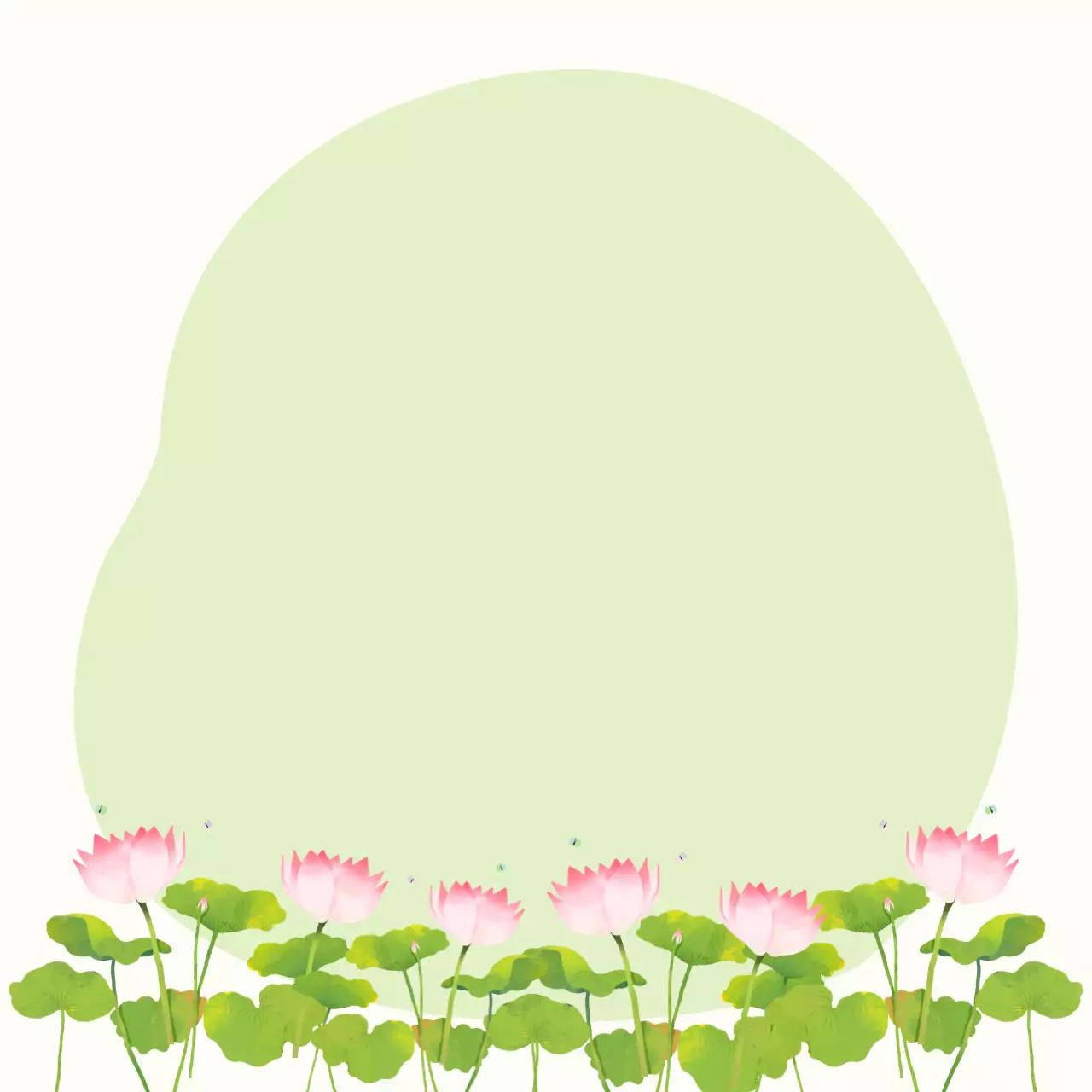 연두 아기자기한 자연 안내