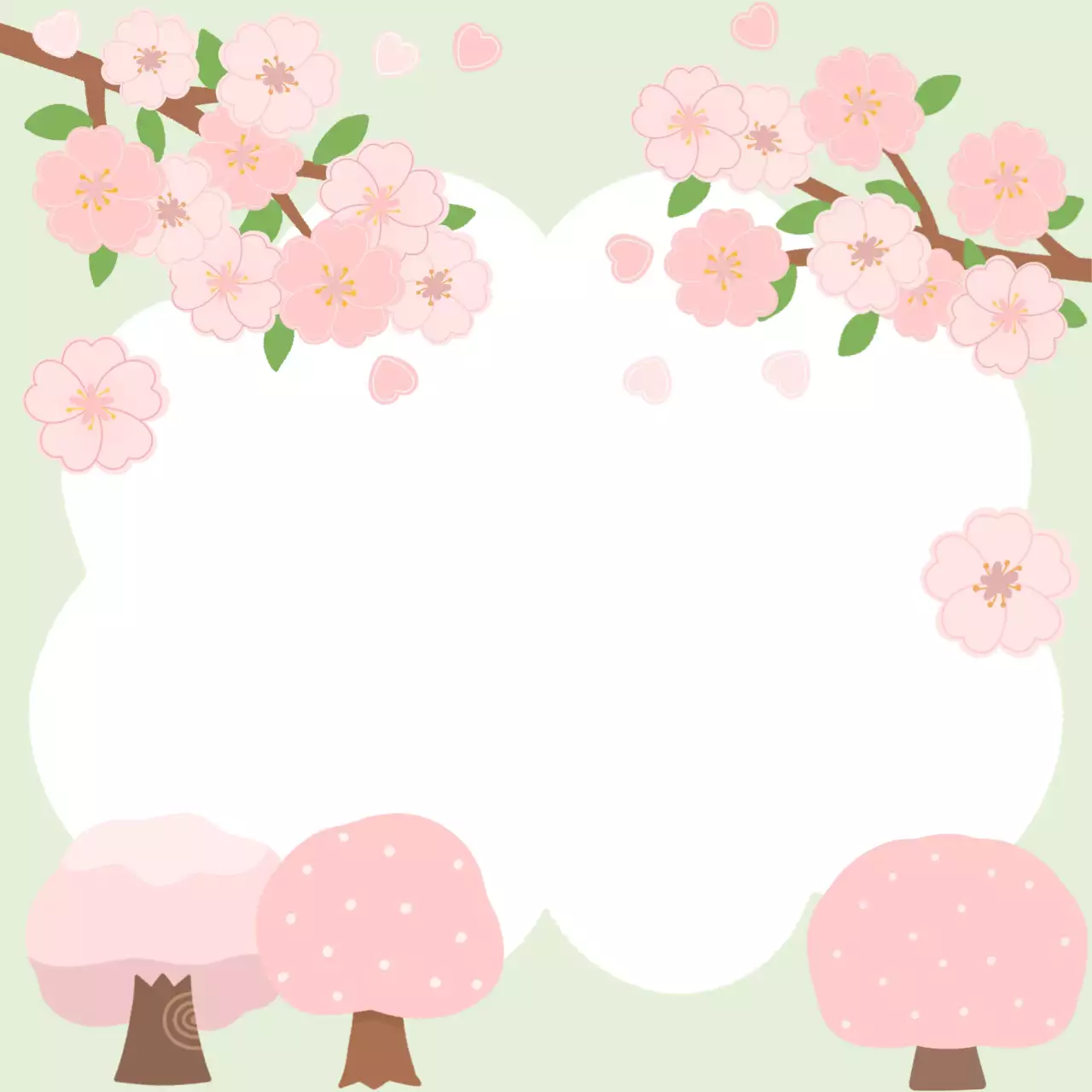 분홍 아기자기한 봄꽃 축제 안내