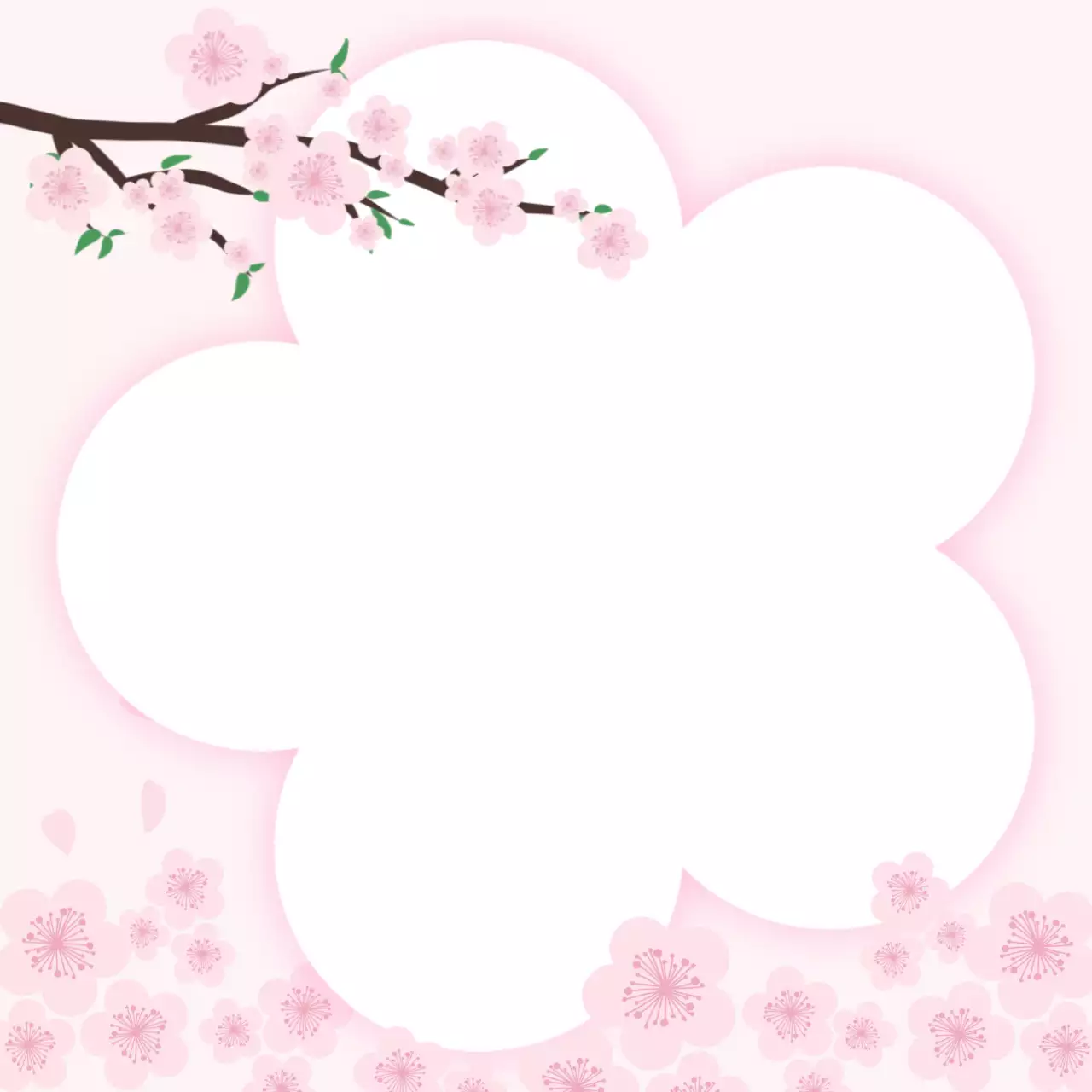 분홍 아기자기한 봄꽃 안내