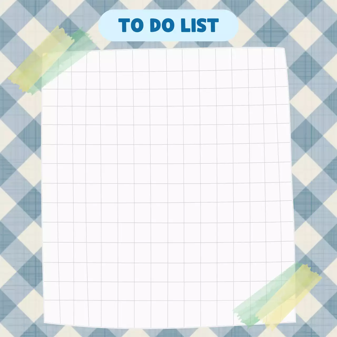 파랑 아기자기한 메모 노트