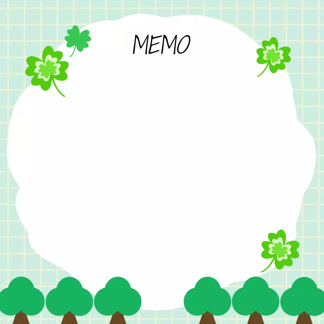 초록나무 네잎클로버