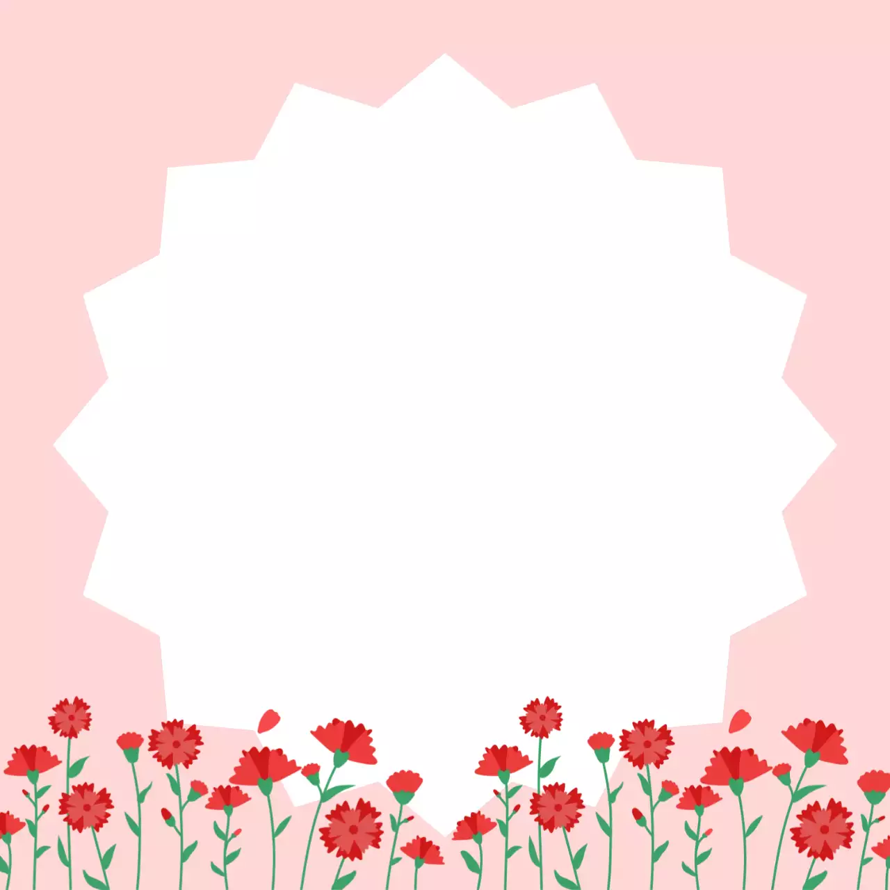 핑크 아기자기한 어버이날 포토프레임