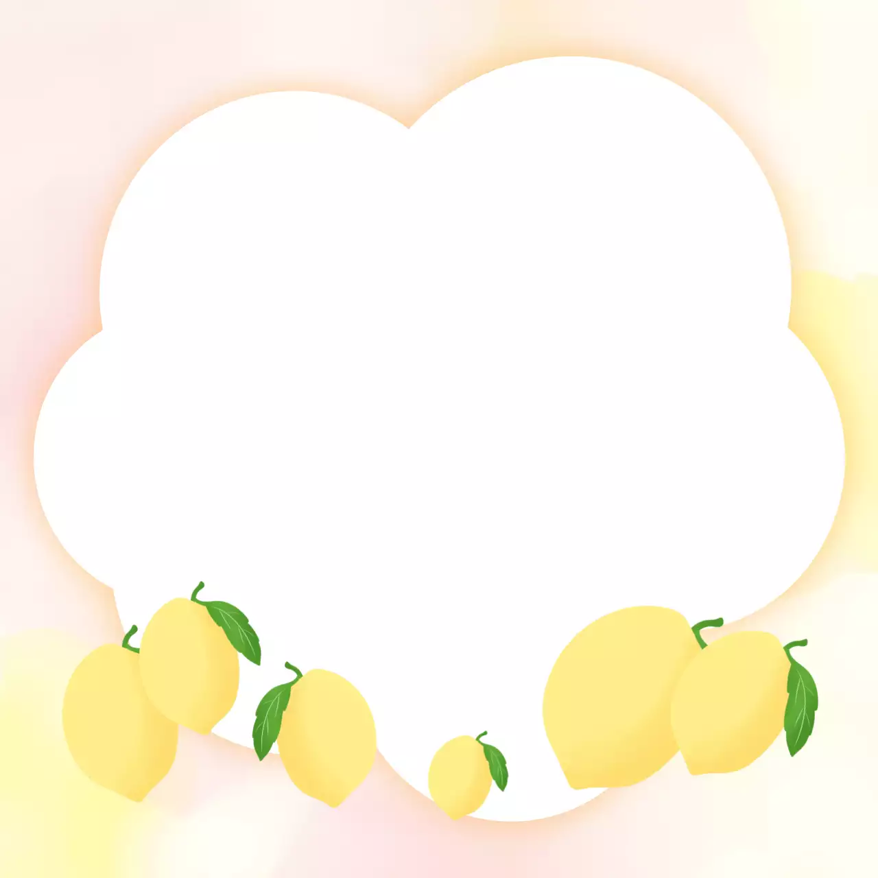 노랑 심플 메뉴판