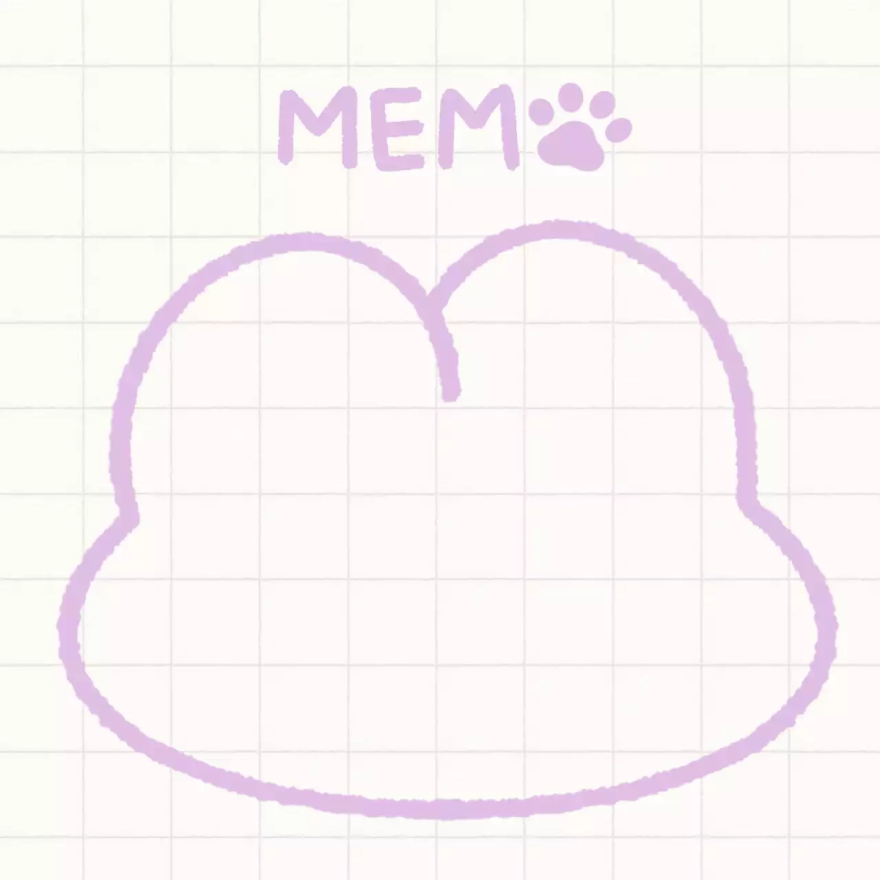 연보라 아기자기한 동물 얼굴