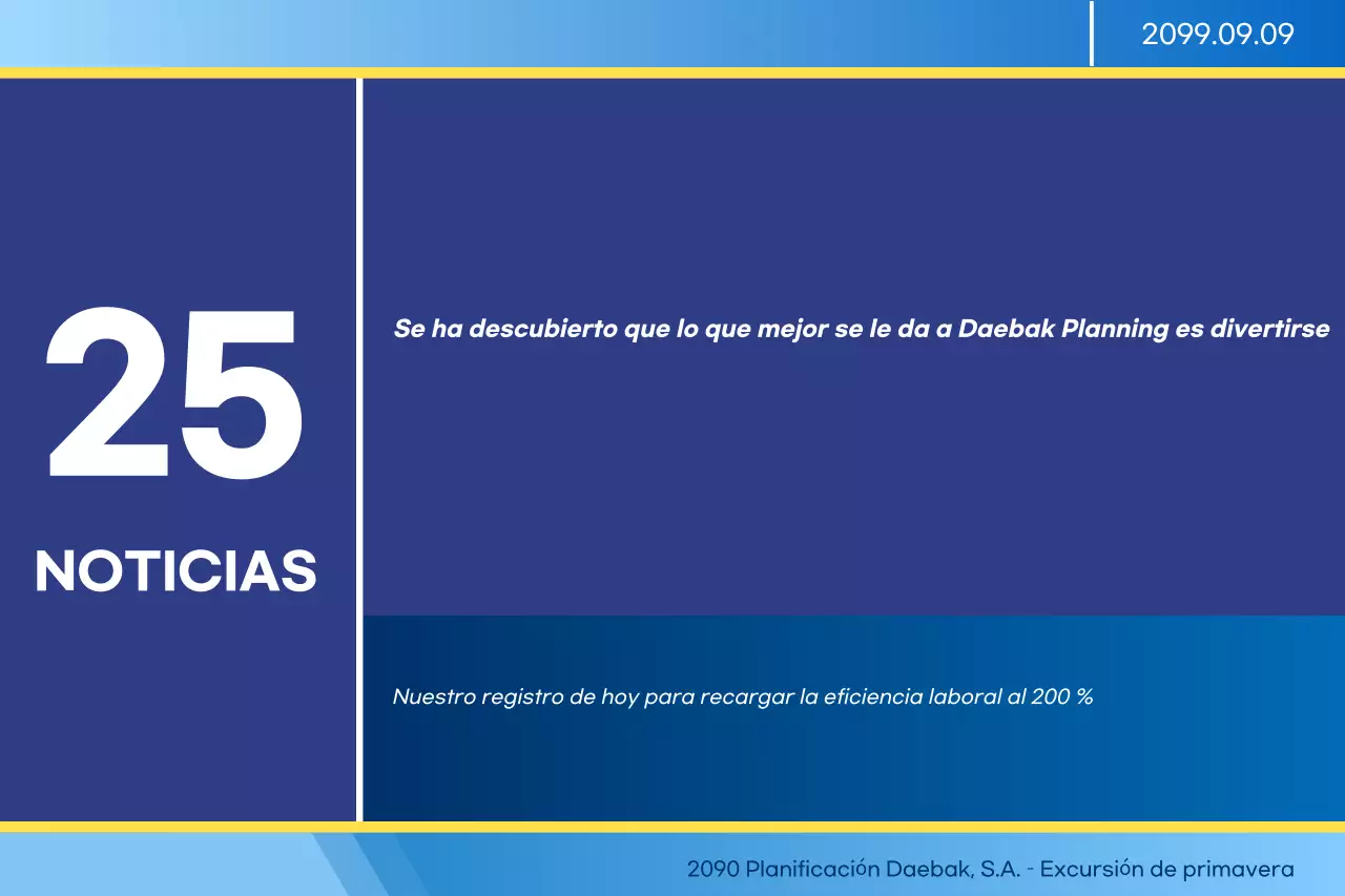 Guía moderna de eficiencia laboral azul