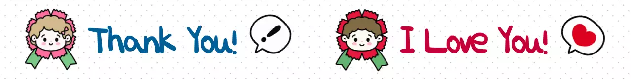 흰색 아기자기 귀여운 소년소녀 카네이션 선물포장