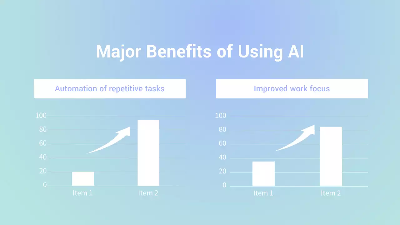블루 미니멀 AI 학습 가이드