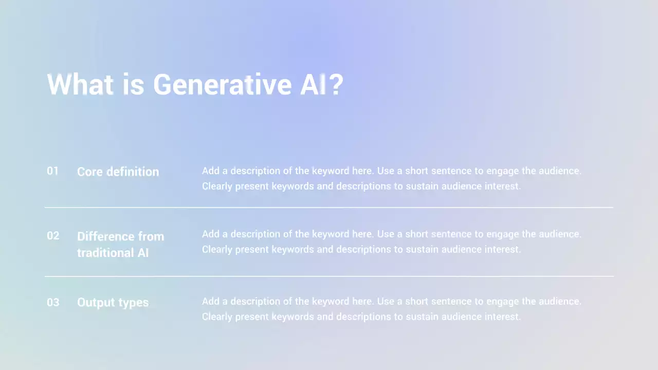 블루 미니멀 AI 학습 가이드