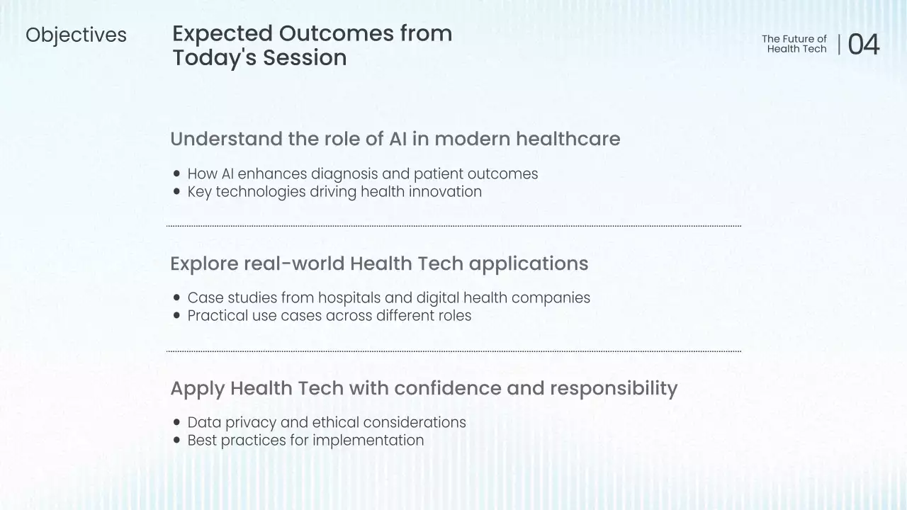 블루 모던 헬스 테크 가이드