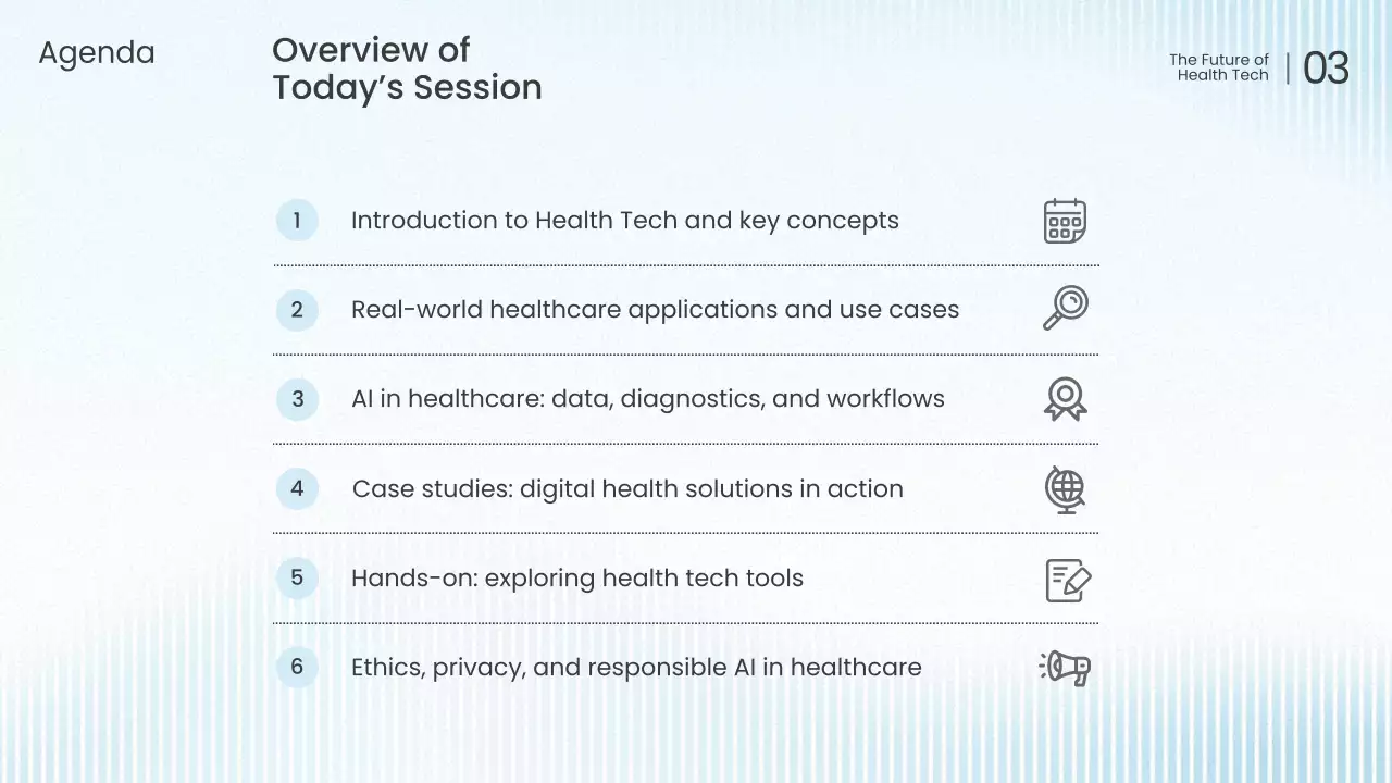 블루 모던 헬스 테크 가이드