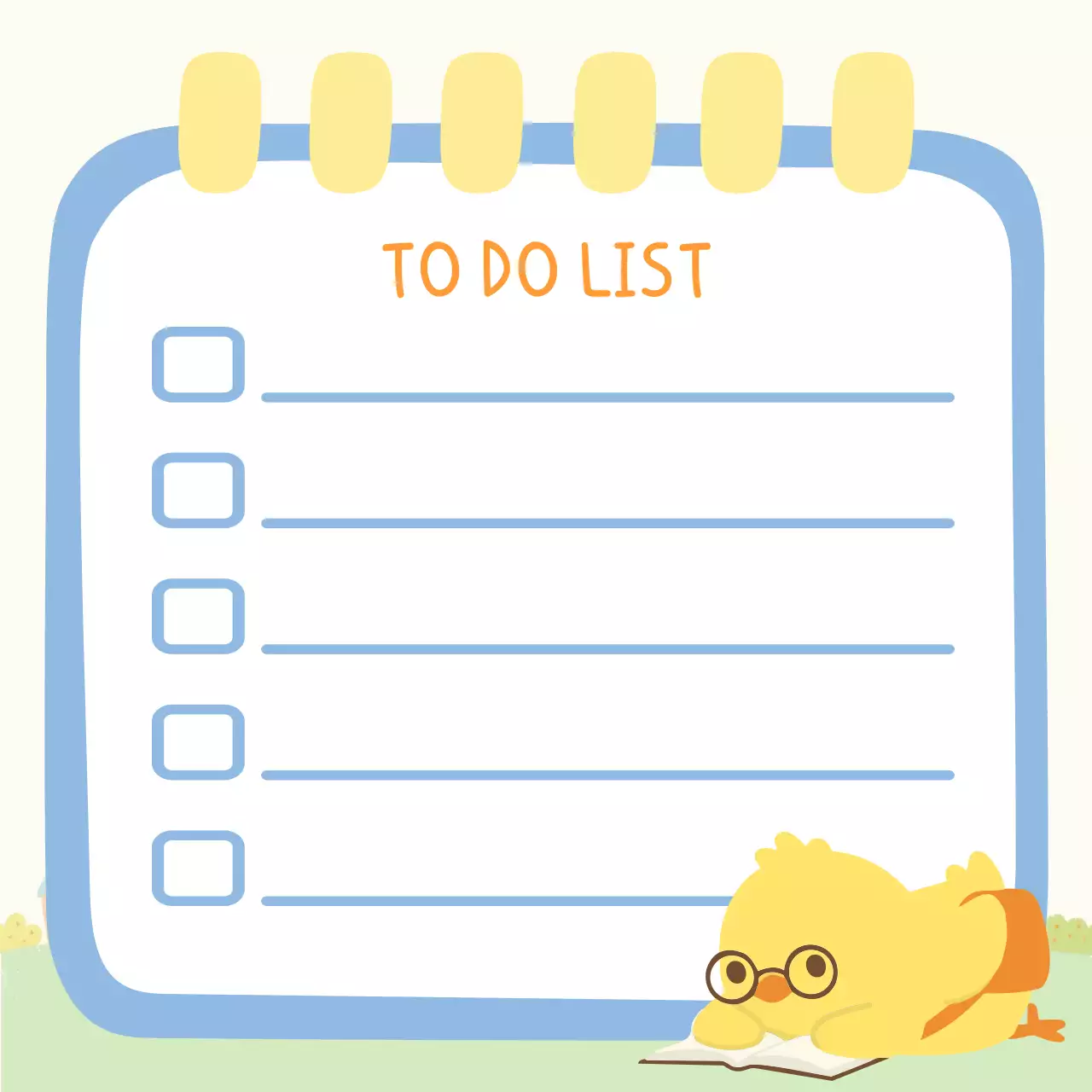 파스텔 아기자기한 메모