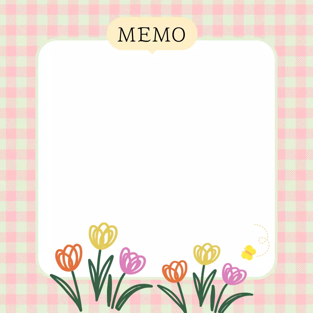 핑크 아기자기한 꽃 프레임 다꾸