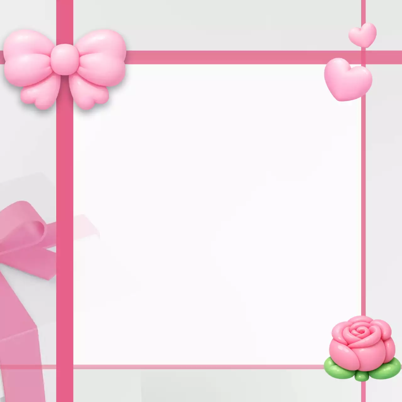 핑크 아기자기한 선물