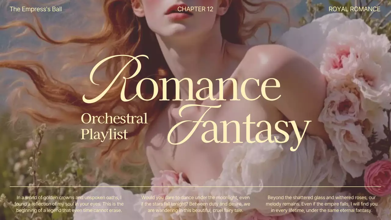 베이지 우아한 로맨스 판타지 홍보