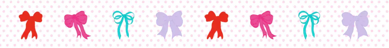 핑크 아기자기한 리본 패턴 다꾸