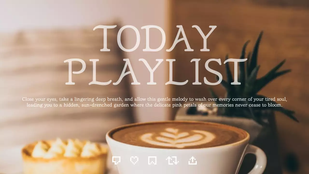 베이지 심플 플레이리스트 안내