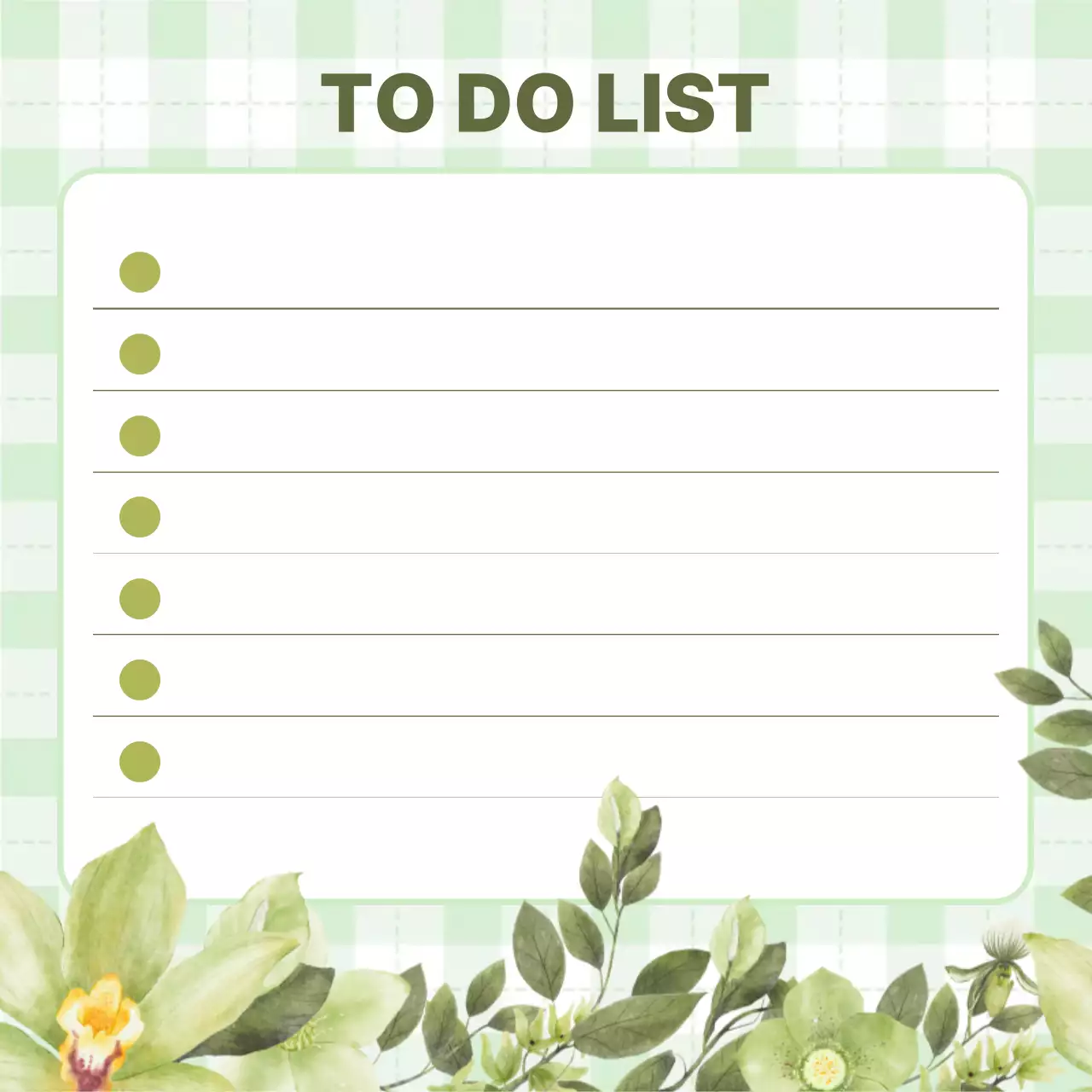 연두 심플 할 일 목록