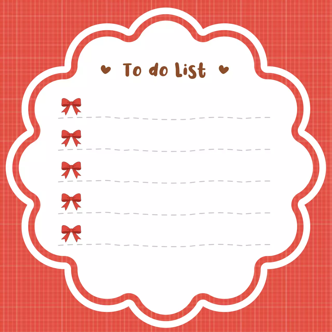 빨강 심플 리스트