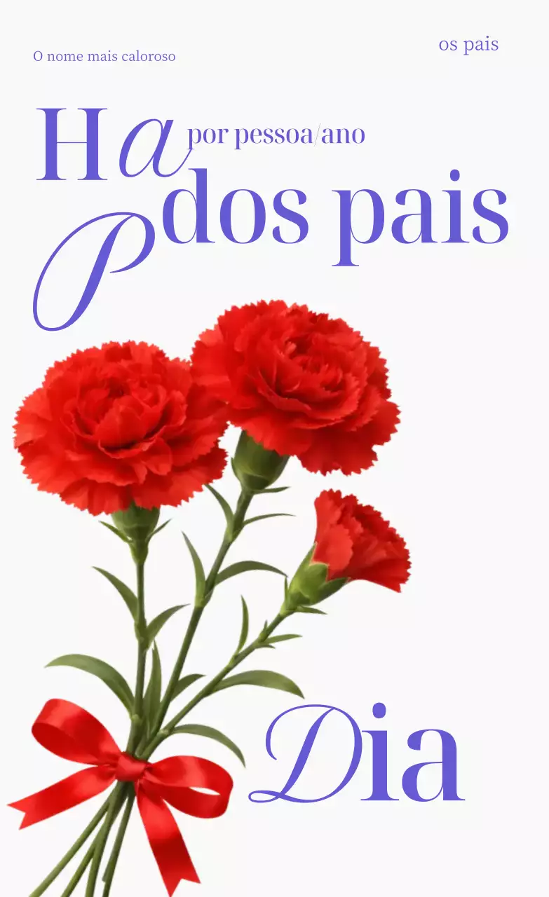 Um presente simples e vermelho para o Dia dos Pais.