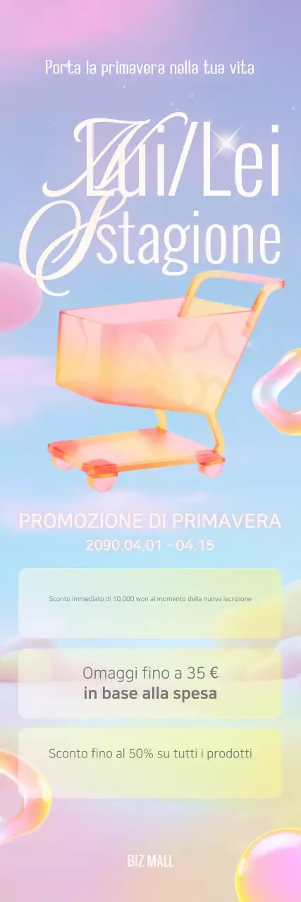Promozione Primavera Pink Minimal