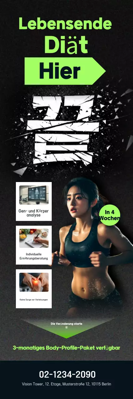 Förderung der grünen, modernen Ernährung