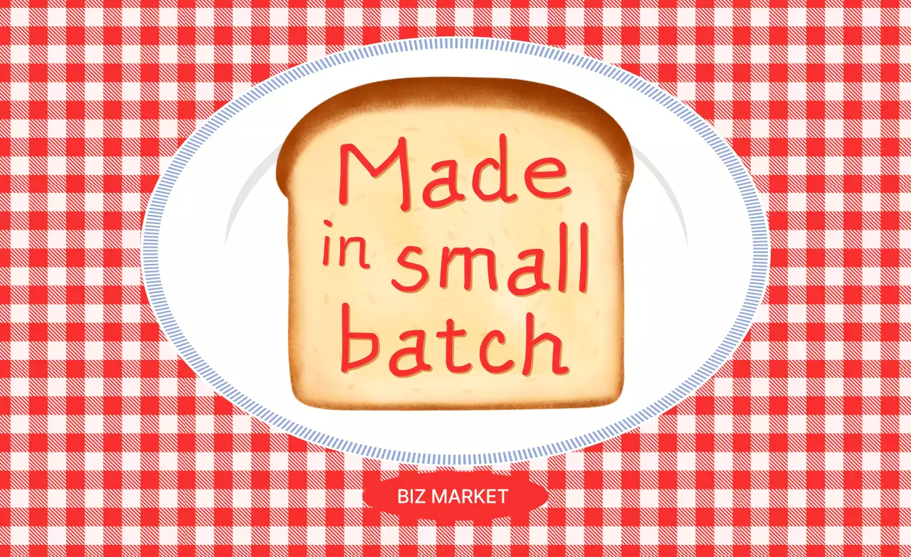 빨강 심플 수제음식 메뉴 홍보