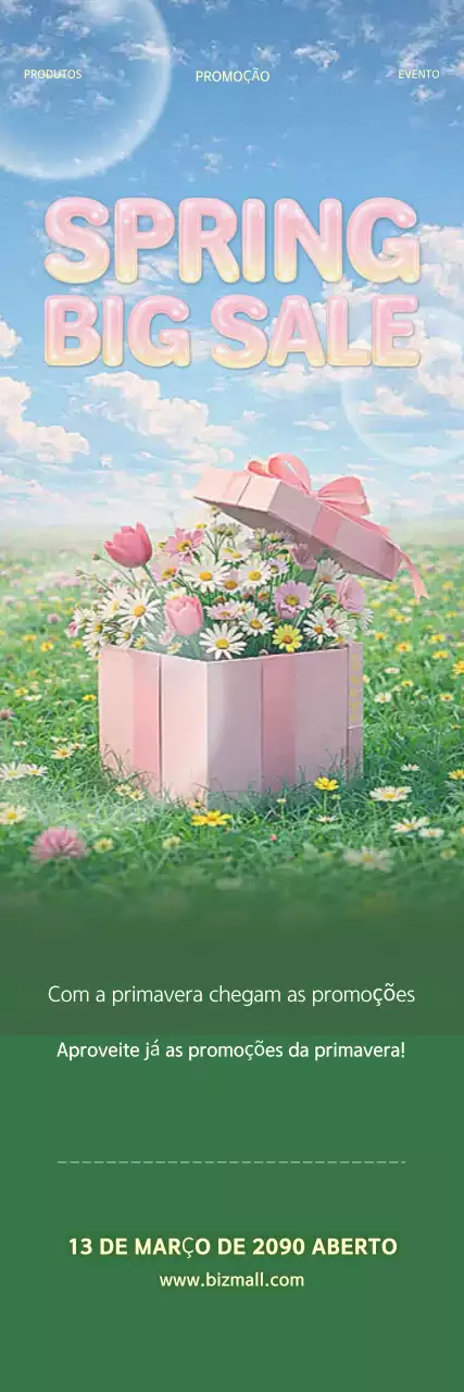 Promoção de Primavera Minimalista Rosa