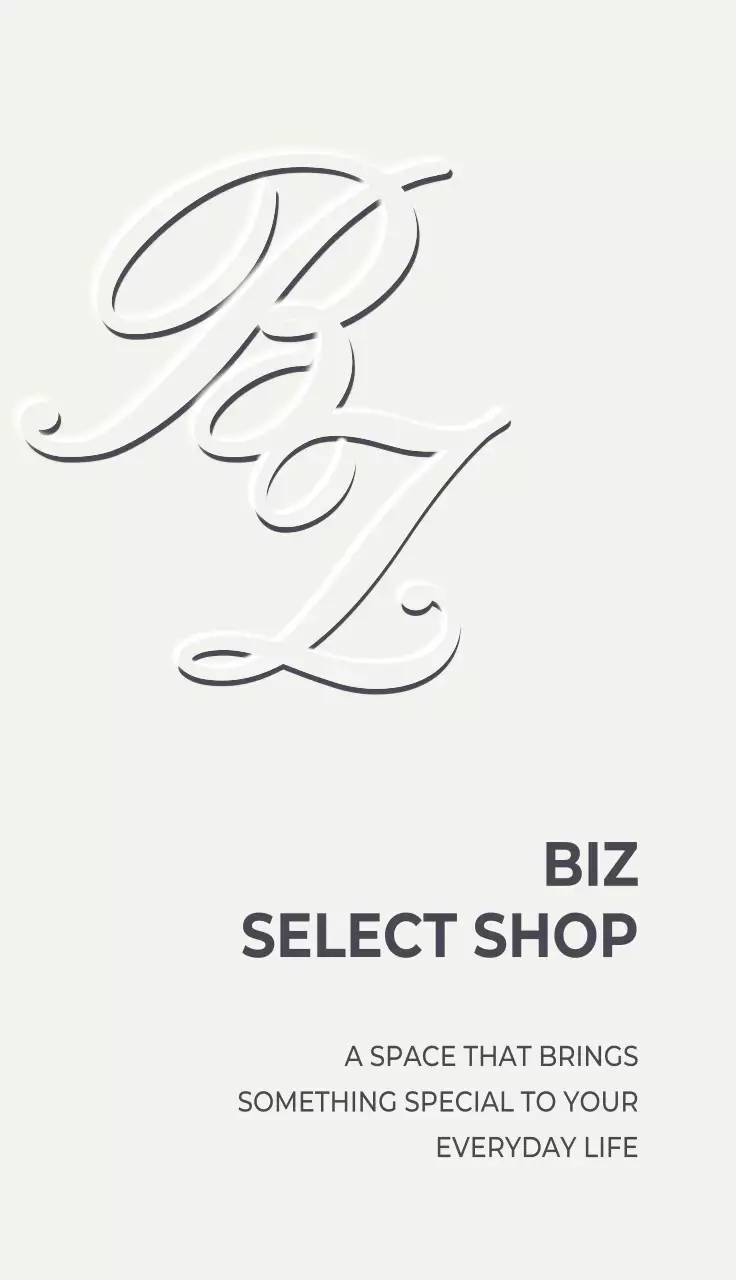 흰색 미니멀 브랜드 홍보