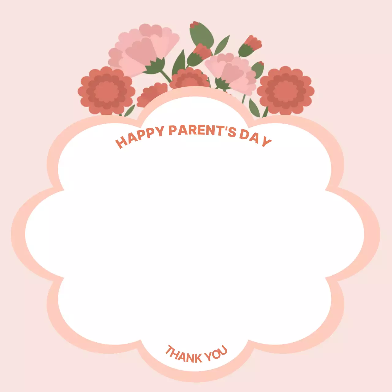 분홍색 아기자기한 부모님 은혜 감사합니다 기념