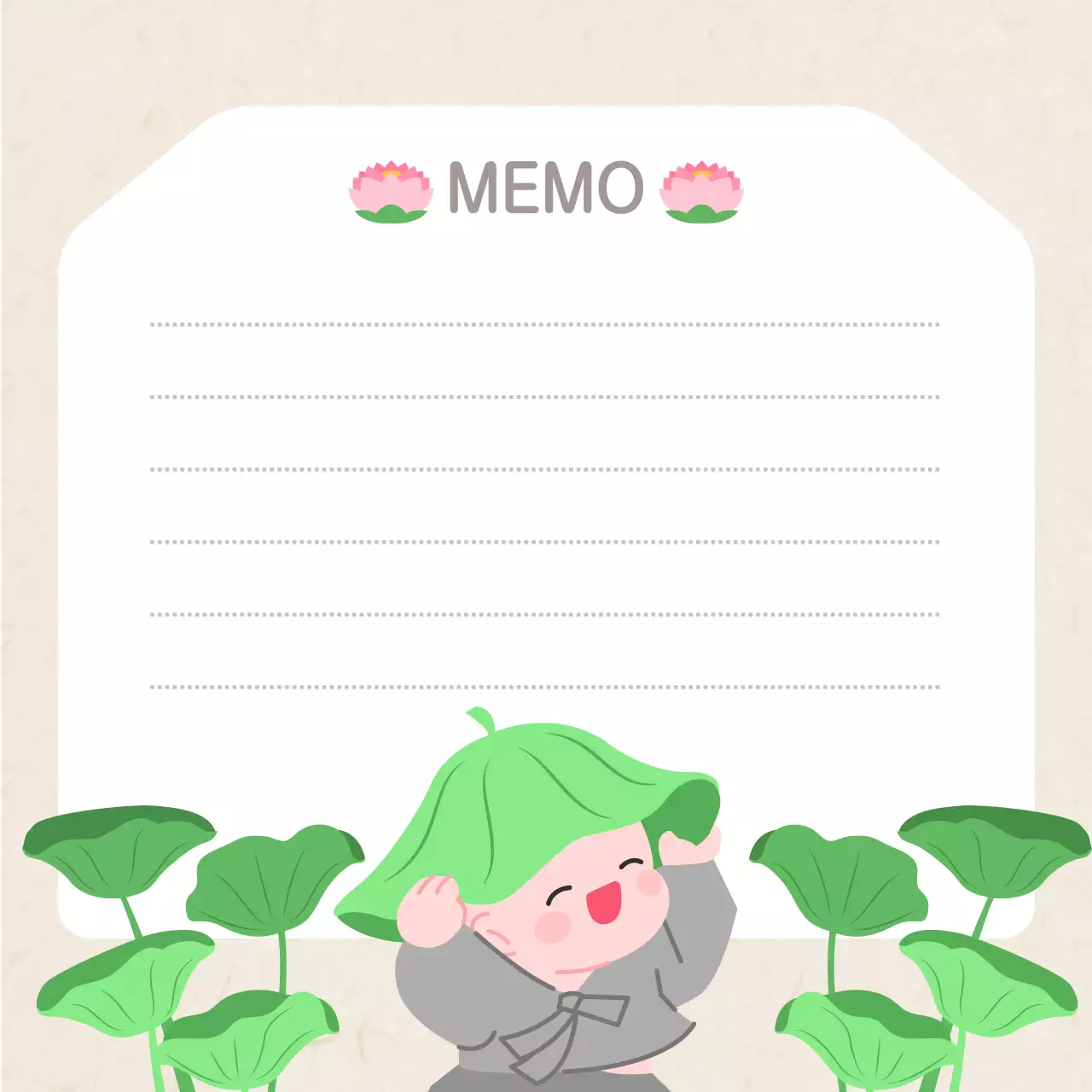 연두 아기자기한 부처님 오신날 기념