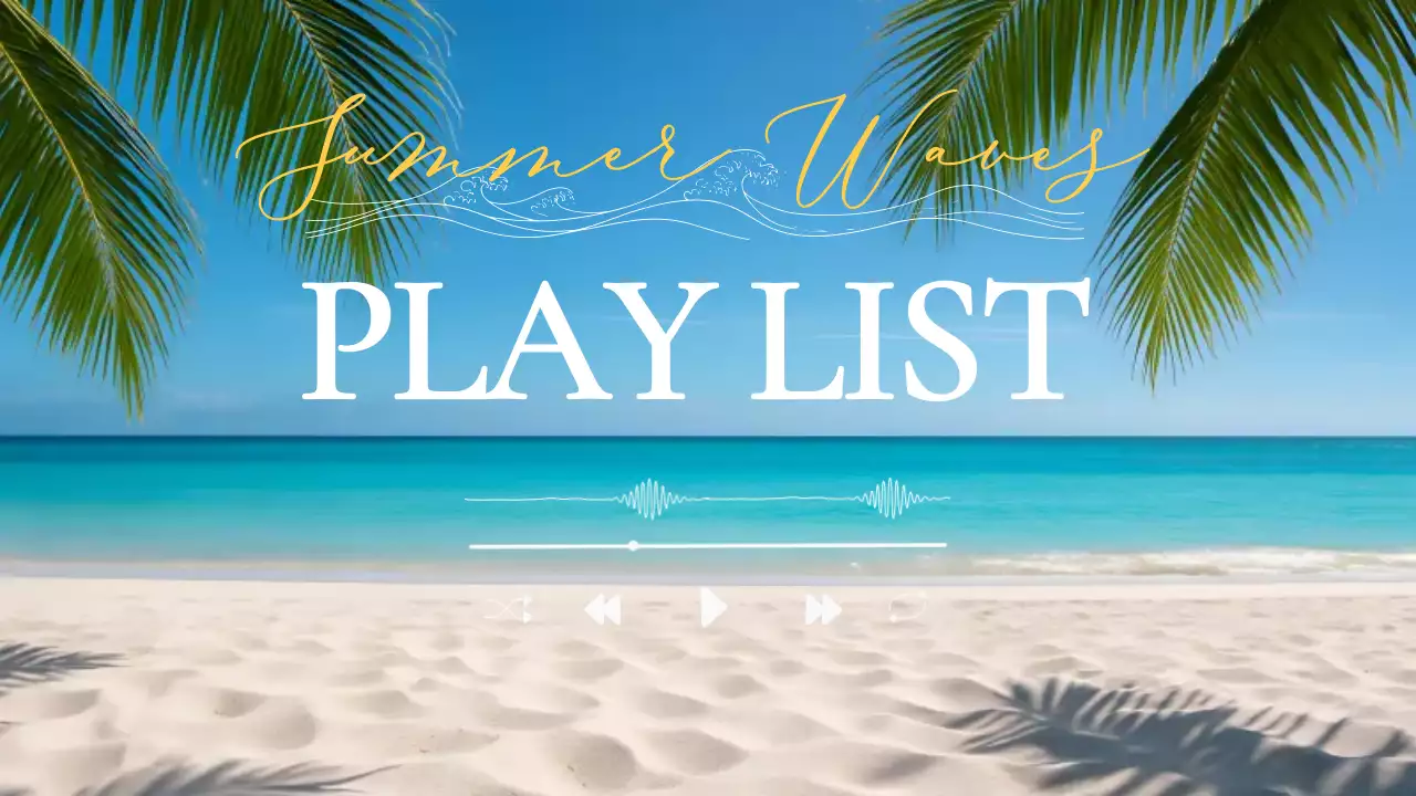 파란색 모던 여름 바다 플레이리스트