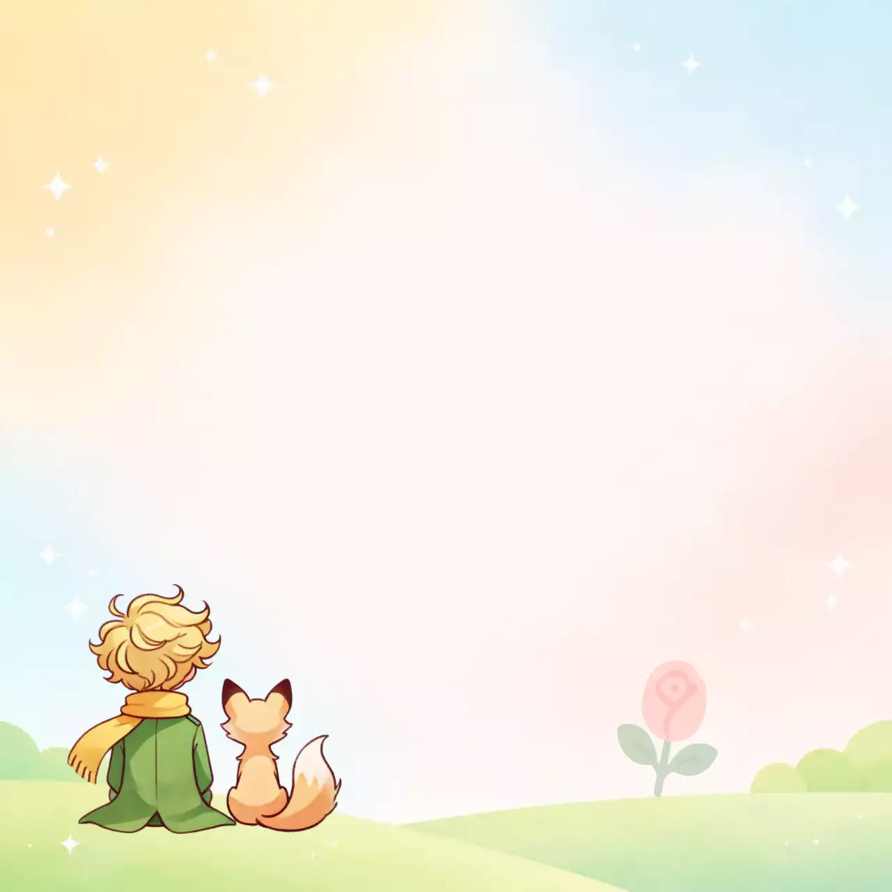 노랑색과그린색의 화사한 포토 프레임