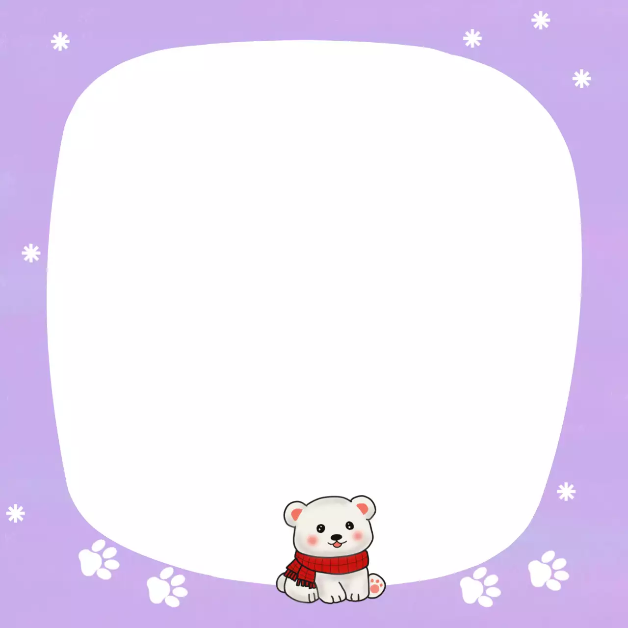 보라색 심플한 포토 프레임