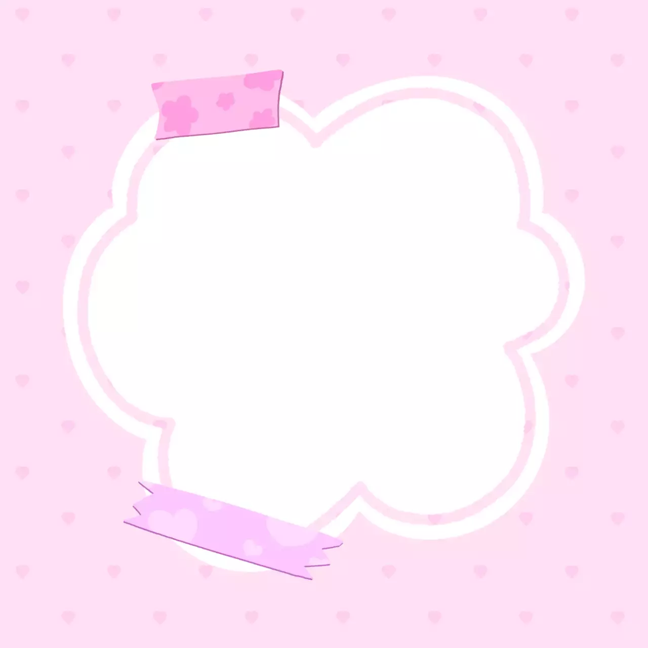 핑크 아기자기한 꽃모양 다꾸