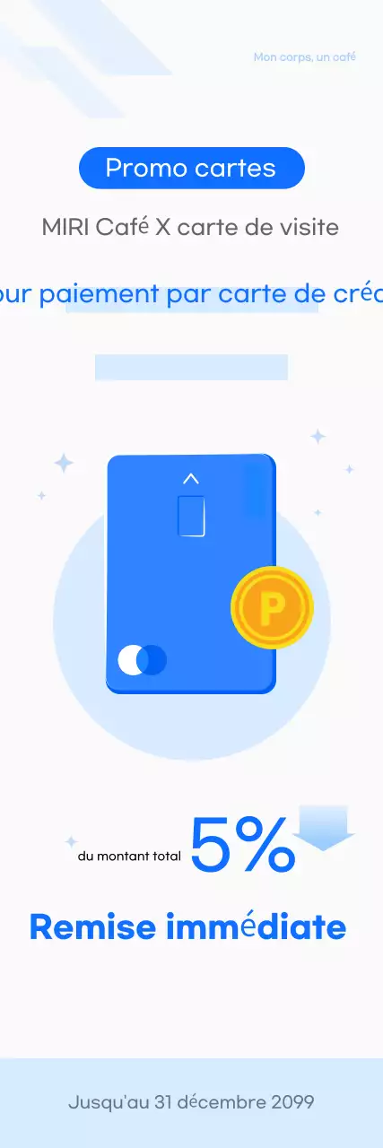 Promotion Carte Bleue Simple