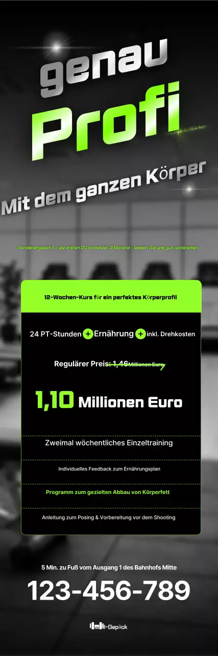 Yeondu Minimalist Fitness Program Promotion