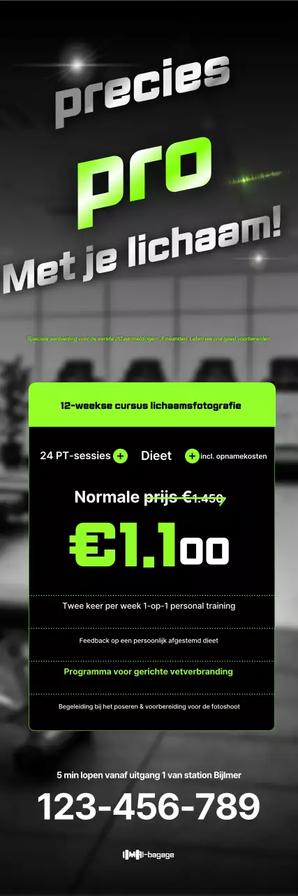 Promotieprogramma voor minimalistisch fitness in Yeondu