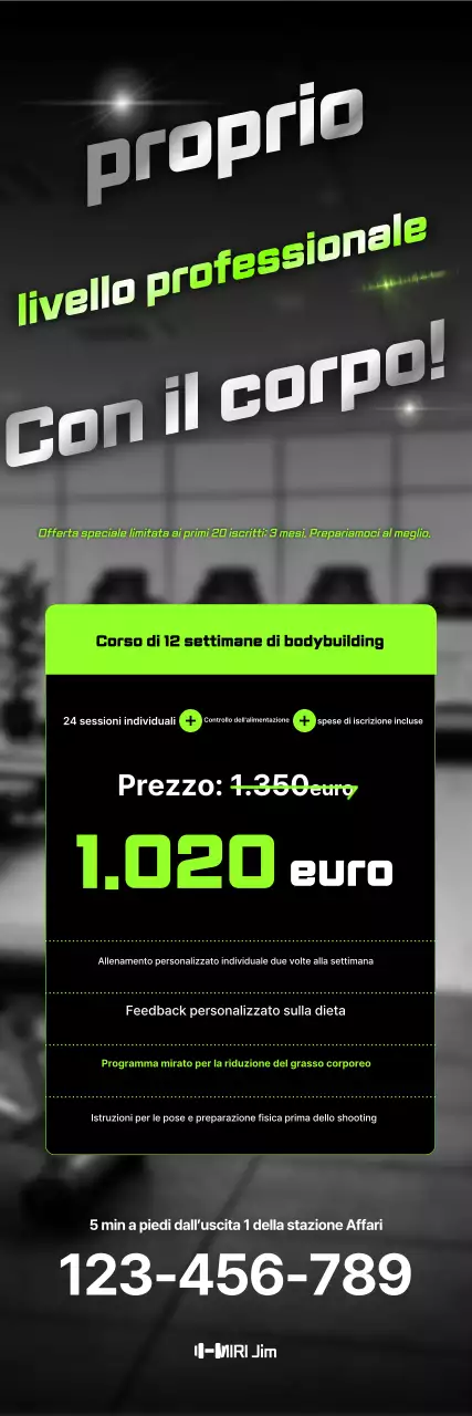 Promozione del programma di fitness minimalista di Yeondu