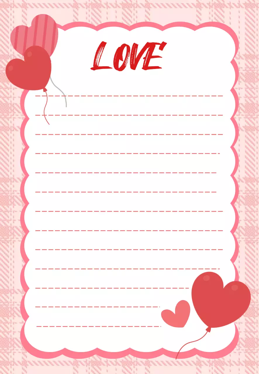 핑크 레드 아기자기한 하트