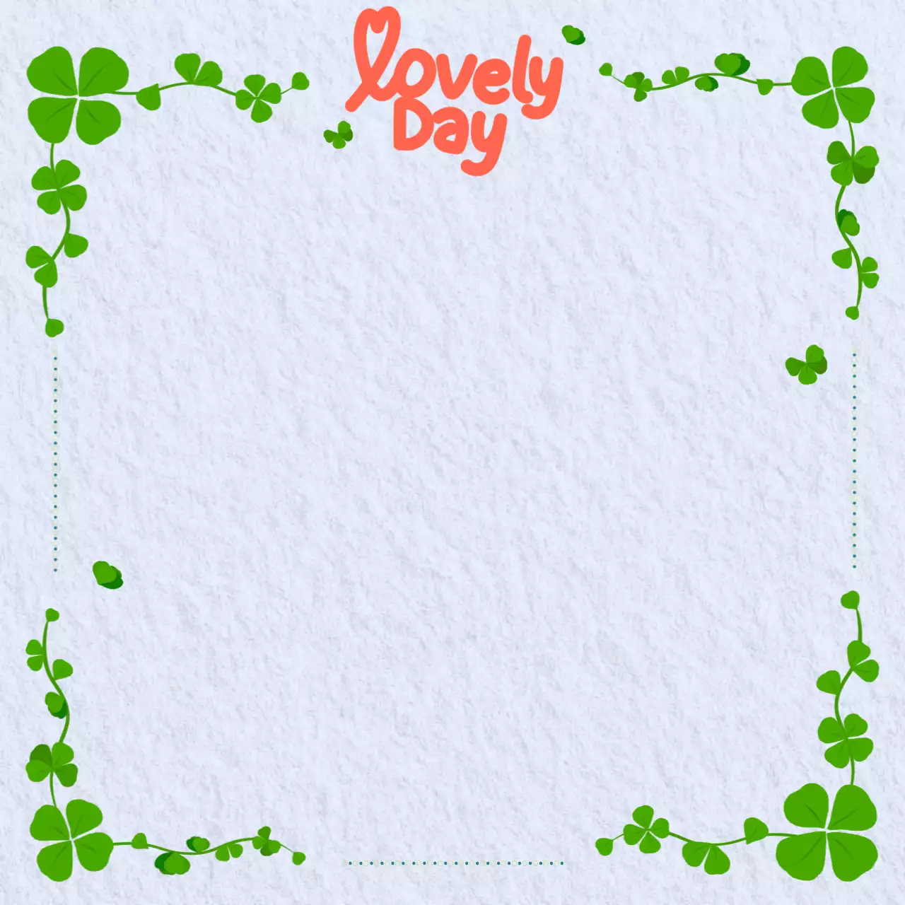 초록 심플 편지지