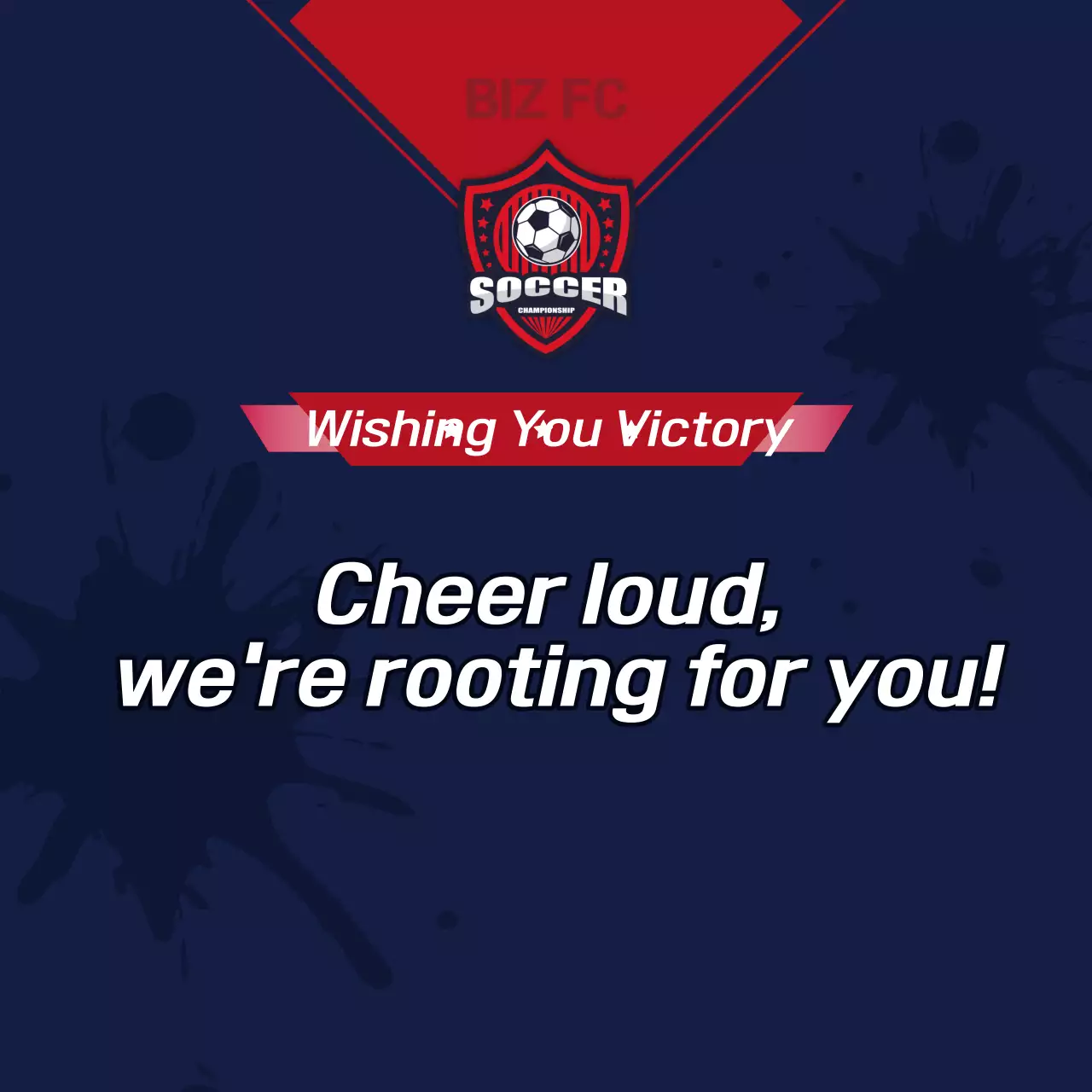 Promoção de futebol moderno vermelho