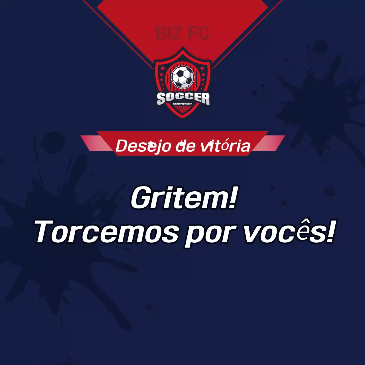 Promoção de futebol moderno vermelho